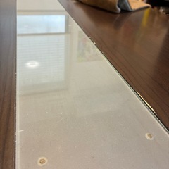 こたつテーブルフルセット（長方形／ガラス天板／ブラウン）の画像