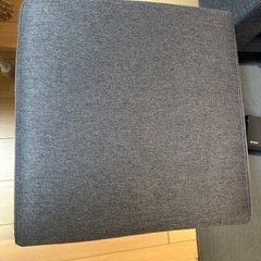 オットマン(スツール)　グレー　550×550の画像
