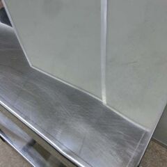 ステンレス作業台 2段 W70D49H80 キッチン 水槽台 ラック 棚 テーブル 多目的 業務用 台所 札幌 西野店の画像