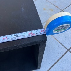 価格６万　特注 高級 レコードラック　オーディオラック　黒　自塗装の画像