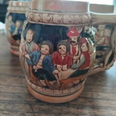 レトロなビアカップの画像