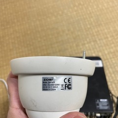 【動作確認済】ZOSI 防犯カメラセット 1TB HDD内蔵 (カメラ2台・ケーブル付)の画像