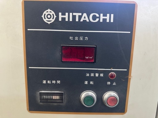 お話中エアーコンプレッサー欲しいいますか？現在解体中