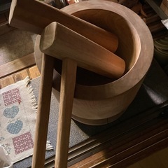 欅の杵と臼
の画像