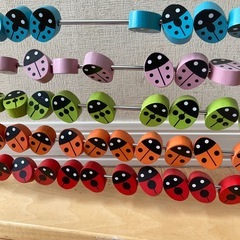 知育玩具　てんとう虫　計算　神経衰弱の画像