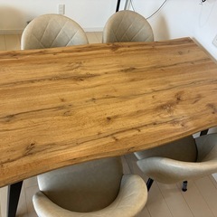 使用期間1年未満　ダイニングテーブルセットの画像