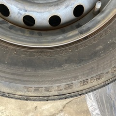 200系ハイエース4型　純正タイヤホイール　車検用　純正戻しの画像