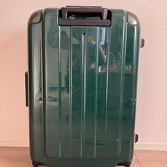 緑のキャリーケース(Mサイズ
)の画像