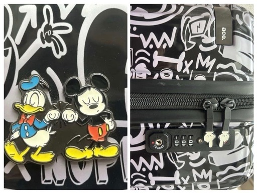 エース 注文 ディズニー“ミッキー＆フレンズ”グラフィカルスーツケース