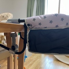 テーブルチェア⭐︎グレーネイビー⭐︎未使用の画像