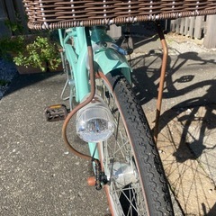 ミントグリーン　20インチ　子供用自転車☆引取のみ☆の画像