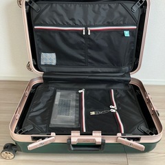 緑のキャリーケース(Mサイズ
)の画像