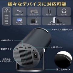 決まりました　プロジェクター 4K対応　家庭用2025年モデル PSEマーク　270°回転・Android TV搭載・18000LM 安心のPSEマーク商品☘️の画像