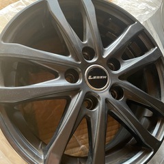 ホイール 　4本セット LEBENレーベン 15ｲﾝﾁ 6J 5穴　ガンメタ の画像