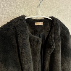 ファーコート 美品 ショート丈 レディース Mサイズの画像