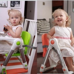 受渡確定　ベビーチェア スマートローチェア 赤ちゃん用 お食事椅子 離乳食 テーブルチェア 0～15キロ対象 折りたたんで持ち運べるの画像