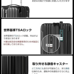 ClioClio ブラック 100L キャリーケースの画像