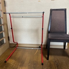 押入れ収納　2本洋服掛けスタンドの画像