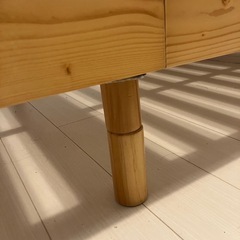 【年末年始の引き取り希望】セミダブルスノコベッドフレームの画像