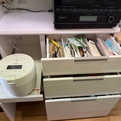 食器棚　ホワイトの画像