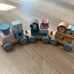積み木列車の画像