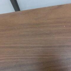 センターテーブル 幅65 木目調 ダークブラウン ニトリ ボクシー ローテーブル 茶色 札幌 西野店の画像