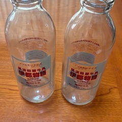 伊都物語　牛乳瓶　空き瓶　9本セットの画像