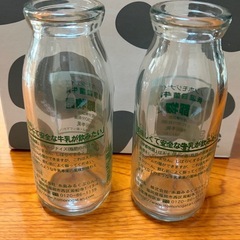 伊都物語　牛乳瓶　空き瓶　9本セットの画像