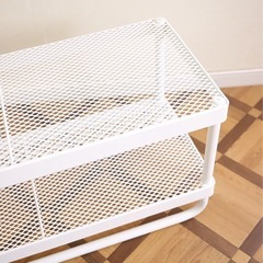 新品IKEA（マッカペール）棚　壁掛け　靴棚　ハンガーラックの画像