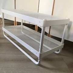 新品IKEA（マッカペール）棚　壁掛け　靴棚　ハンガーラックの画像