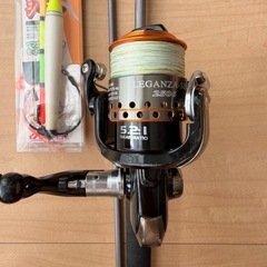 堤防からのルアー＆海上釣堀セット（竿・リール・仕掛け）の画像