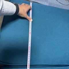 【お話中】青色のソファー横幅150ぐらい の画像