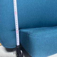 【お話中】青色のソファー横幅150ぐらい の画像