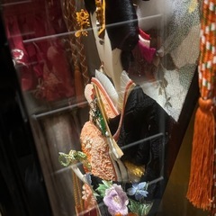 羽子板　ガラスケース箱入り　配送可能の画像