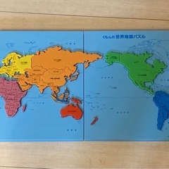 くもんの世界地図パズルの画像