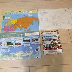 くもんの世界地図パズルの画像