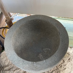 石臼(いしうす)と杵(きね) /餅つきセットの画像