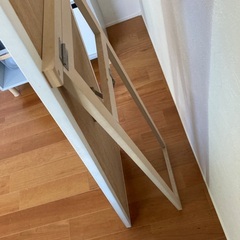 全身鏡　ミラー　白の画像