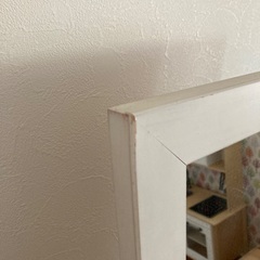 全身鏡　ミラー　白の画像