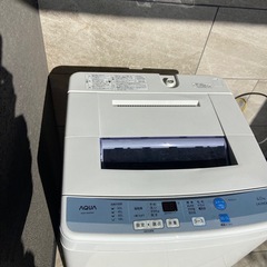 激安　6キロ　洗濯機　AQUA 全自動洗濯機の画像