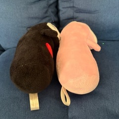 海外製ぬいぐるみマスコット2個セットの画像