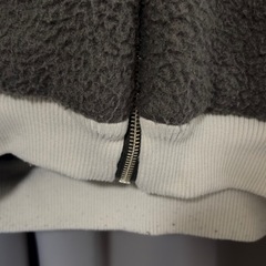 LUVISTRUE AM ストライプジップアップ　ショート丈　ボアパーカー の画像