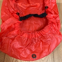 mont-bell モンベル レインカバー　15/20ℓ 赤 レッド 収納袋　登山　アウトドア　雨よけの画像