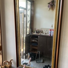 全身鏡、アンティークの画像