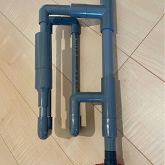 手作り　ダブルサイフォン式　オーバーフローパイプ
の画像
