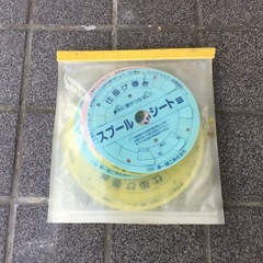 釣り　仕掛け巻き　スプールシートの画像