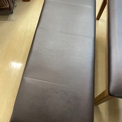 お得！長椅子2個セットの画像