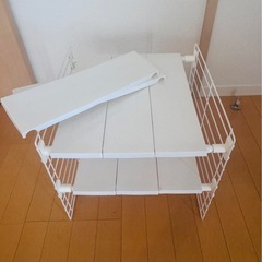 伸縮式収納ラックの画像