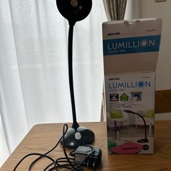 GENTOS/ジェントス/LEDデスクライト/ルミリオン/黒/DK-S56CBKの画像