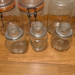 ・保存容器 4点 ・ガラス製の画像